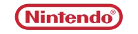 a red and white rectangular sign with Nintendo Logo