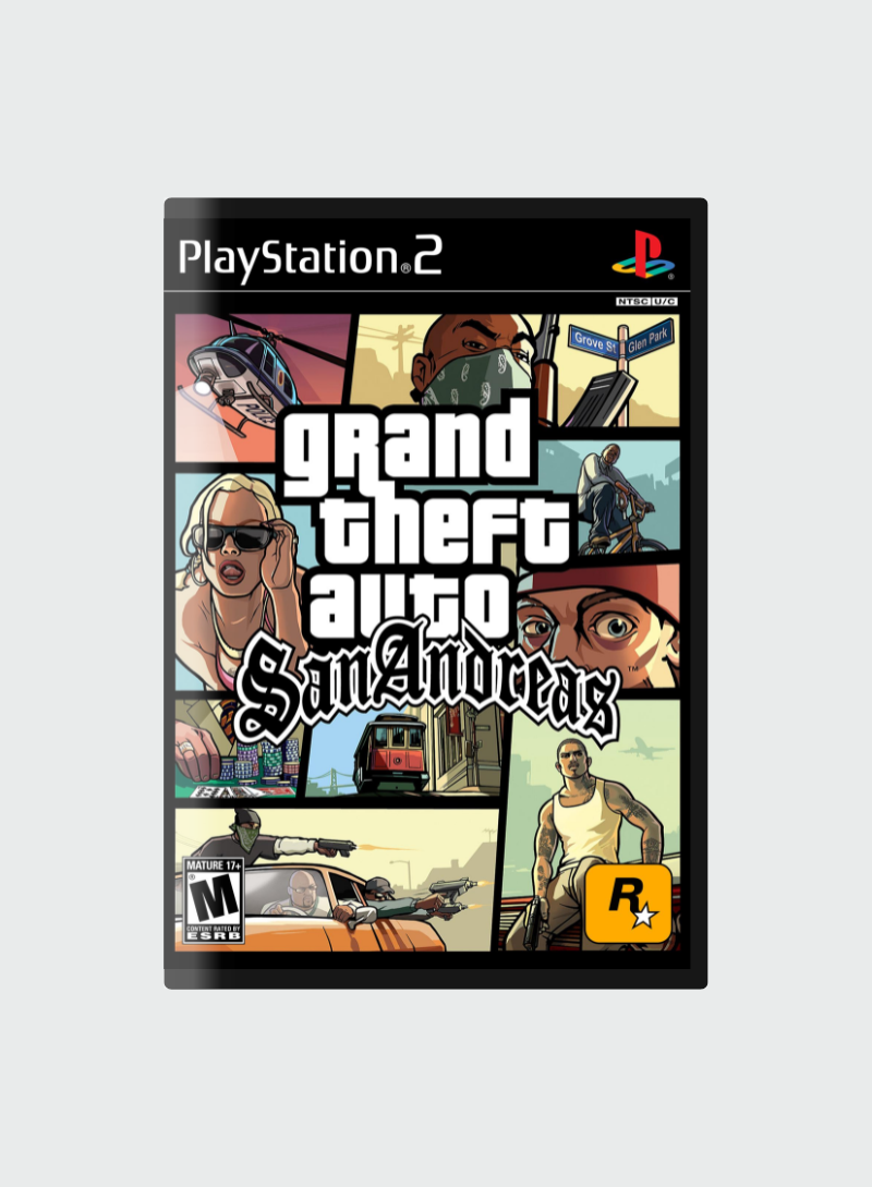 Grand Theft Auto San Andreas [Playstation 2] | Buy at GAMECYCLE Vixeoo.com
